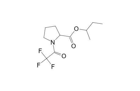 L-Proline, 1-(trifluoroacetyl)-, 1-methylpropyl ester
