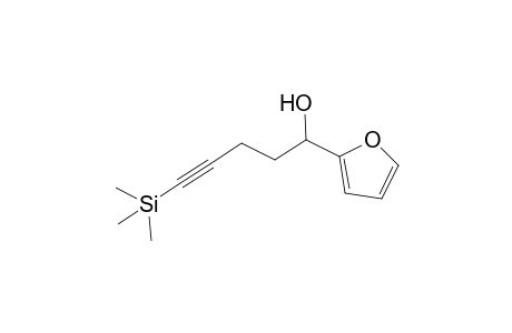 1-(Furan-2-yl)-5-(trimethylsilyl)pent-4-yn-1-ol