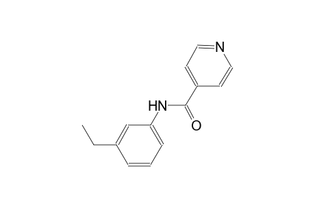 N-(3-ethylphenyl)isonicotinamide