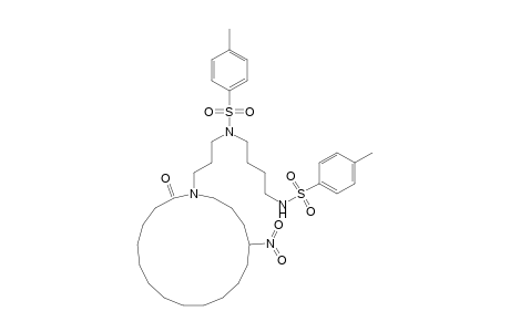 Benzenesulfonamide, 4-methyl-N-[4-[[(4-methylphenyl)sulfonyl]amino]butyl]-N-[3-(14-nitro- 2-oxoazacycloheptadec-1-yl)propyl]-