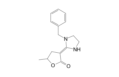 1-Benzyl-2-(5-methyl-2-oxotetrahydrofuran-3-ylidene)-2,3,4,5-tetrahydroimidazole