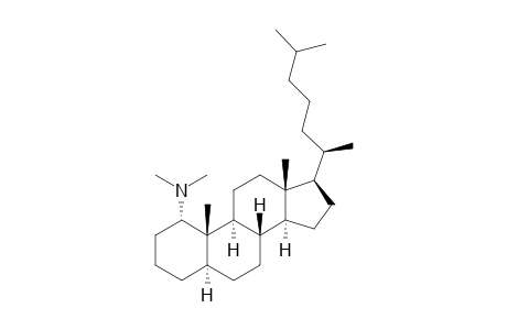 1.alpha.-dimethylamino-5.alpha.-cholestane