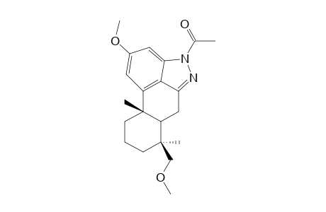 [6aR-(6aa,7b,10ab)]-4-acetyl-2-methoxy-7-methoxymethyl-7,10a-dimethyl-4,6,6a,7,8,9,10,10a-octahydrophenanthro[1,10-cd]pyrazole