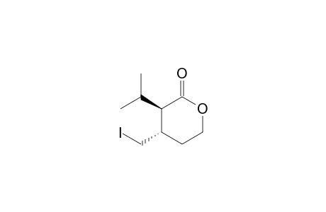 trans-4-Iodomethyl-3-(1-methylethyl)tetrahydro-2H-pyran-2-one