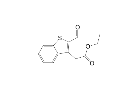 Benzo[b]thiophene-3-acetic acid, 2-formyl-, ethyl ester
