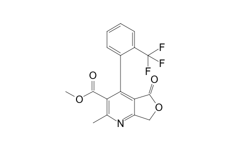 Methyl 5,7-dihydro-2-methyl-5-oxo-4-[2'-(trifluoromethyl)phenyl]-furo[3,4-b]pyridine-3-carboxylate