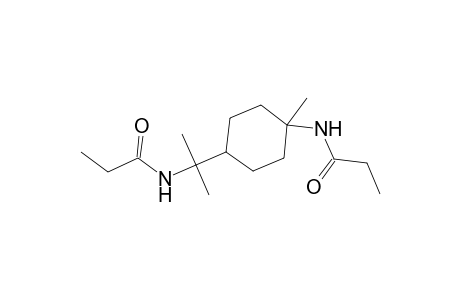 Propanamide, N-[1-methyl-1-[4-methyl-4-[(1-oxopropyl)amino]cyclohexyl]ethyl]-