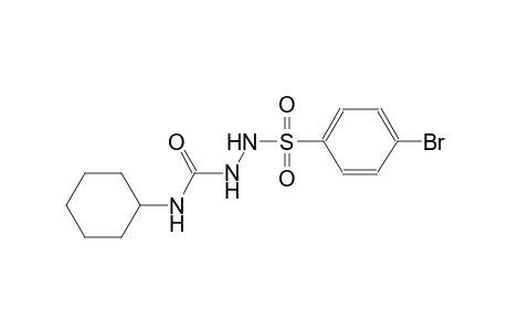 2-[(4-bromophenyl)sulfonyl]-N-cyclohexylhydrazinecarboxamide