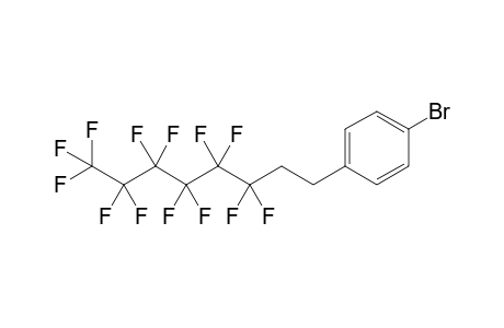 1-Bromanyl-4-[3,3,4,4,5,5,6,6,7,7,8,8,8-tridecakis(fluoranyl)octyl]benzene