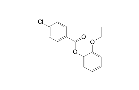 p-CHLOROBENZOIC ACID, o-ETHOXYPHENYL ESTER