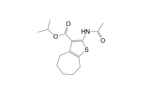 isopropyl 2-(acetylamino)-5,6,7,8-tetrahydro-4H-cyclohepta[b]thiophene-3-carboxylate