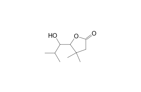 2(3H)-Furanone, dihydro-5-(1-hydroxy-2-methylpropyl)-4,4-dimethyl-