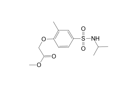 (4-Isopropylsulfamoyl-2-methylphenoxy)acetic acid, methyl ester