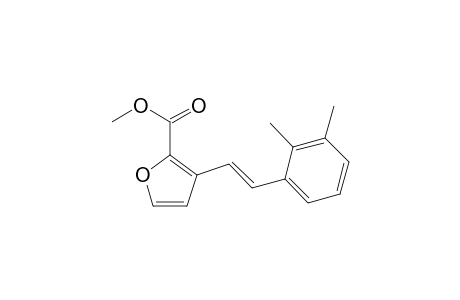 2-Furancarboxylic acid, 3-[2-(2,3-dimethylphenyl)ethenyl]-, methyl ester, (E)-