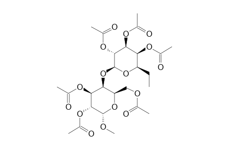 METHYL-2,3,6-TRI-O-ACETYL-4-O-(2',3',4'-TRI-O-ACETYL-6',7'-DIDEOXY-BETA-D-GALACTO-HEPTOPYRANOSYL)-ALPHA-D-GALACTOPYRANOSIDE