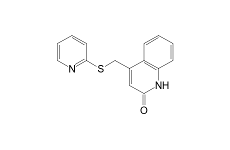 1H-Quinolin-2-one, 4-(pyridin-2-ylsulfanylmethyl)-