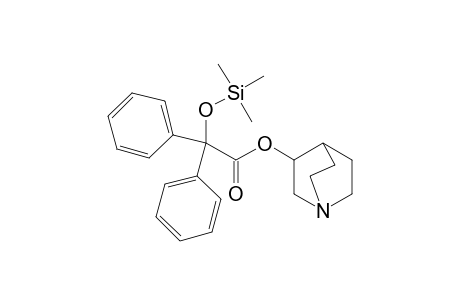 1-Azabicyclo[2.2.2]oct-3-yl diphenyl[(trimethylsilyl)oxy]acetate