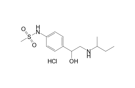 4'-[2-(sec-butylamino)-1-hydroxyethyl]methanesulfonanilide, hydrochloride