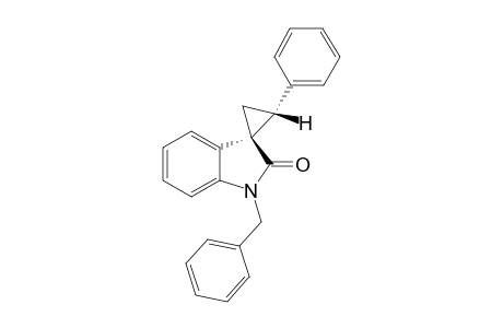 (1S,2R)-1'-benzyl-2-phenylspiro[cyclopropane-1,3'-indolin]-2'-one