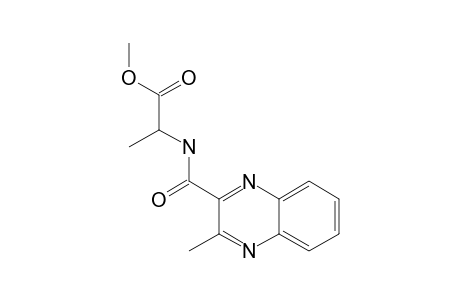 2-[(3-methylquinoxaline-2-carbonyl)amino]propionic acid methyl ester