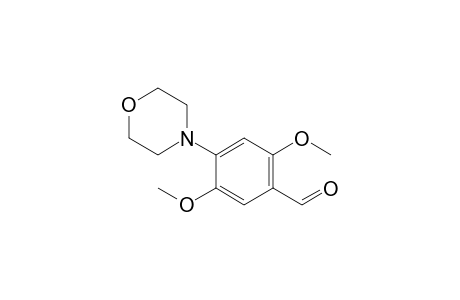 2,5-Dimethoxy-4-(4-morpholinyl)benzaldehyde
