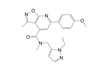 isoxazolo[5,4-b]pyridine-4-carboxamide, N-[(1-ethyl-1H-pyrazol-5-yl)methyl]-6-(4-methoxyphenyl)-N,3-dimethyl-