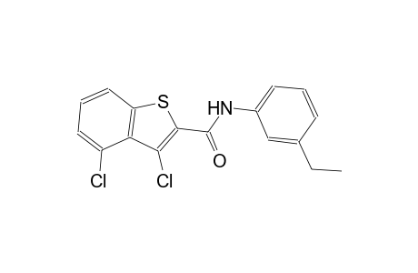 3,4-dichloro-N-(3-ethylphenyl)-1-benzothiophene-2-carboxamide