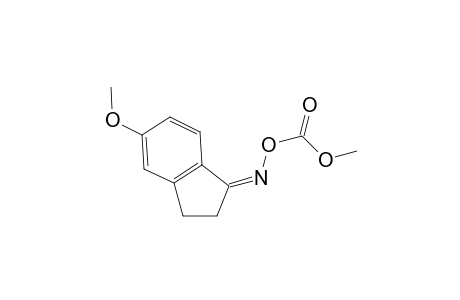 (1Z)-5-Methoxy-1-([(methoxycarbonyl)oxy]imino)-2,3-dihydro-1H-indene