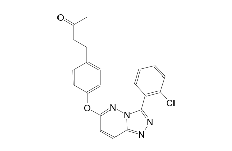 2-butanone, 4-[4-[[3-(2-chlorophenyl)[1,2,4]triazolo[4,3-b]pyridazin-6-yl]oxy]phenyl]-