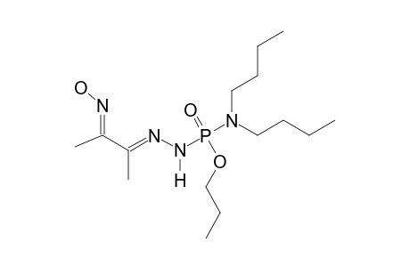 N,N-DIBUTYLAMINO-O-PROPYL-2-(1-METHYL-2-OXOPROPYLIDENE)-PHOSPHONOHYDRAZIDO-OXIME
