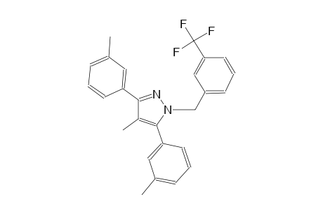 4-methyl-3,5-bis(3-methylphenyl)-1-[3-(trifluoromethyl)benzyl]-1H-pyrazole