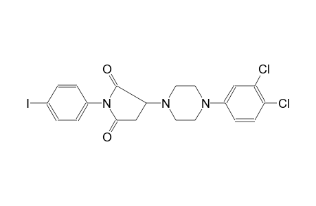 3-[4-(3,4-dichlorophenyl)-1-piperazinyl]-1-(4-iodophenyl)-2,5-pyrrolidinedione