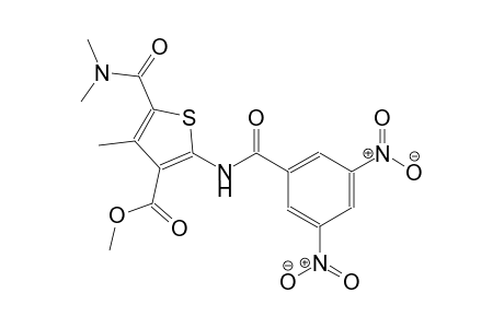methyl 5-[(dimethylamino)carbonyl]-2-[(3,5-dinitrobenzoyl)amino]-4-methyl-3-thiophenecarboxylate