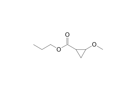 n-propyl 2-methoxycyclopropane-1-carboxylate