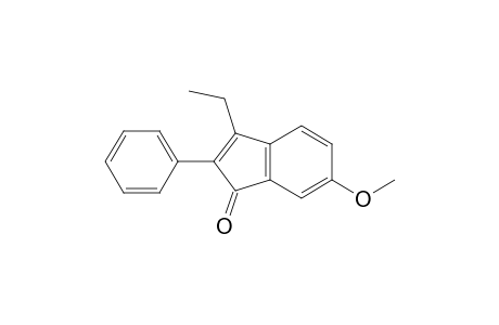 1H-Inden-1-one, 3-ethyl-6-methoxy-2-phenyl-