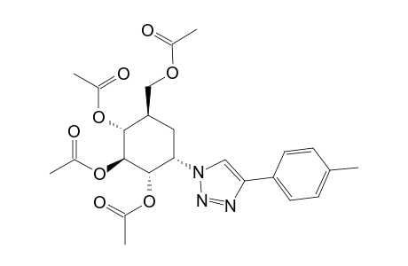 (1S,2S,3R,4R,6S)-4-(Acetoxymethyl)-6-[4-(4-methylphenyl)-1H-1,2,3-triazol-1-yl]cyclohexane-1,2,3-triyl Triacetate