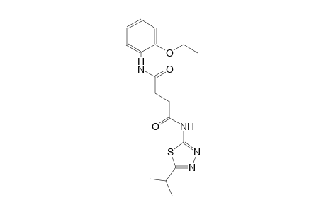N~1~-(2-ethoxyphenyl)-N~4~-(5-isopropyl-1,3,4-thiadiazol-2-yl)succinamide