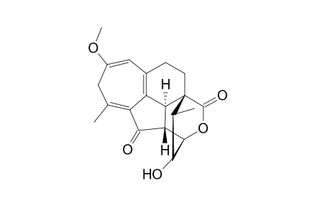12-Hydroxy-3a,5,8,10,10a,10b-hexahydro-7-methoxy-9,11-dimethyl-10-oxo-1,3a-ethano-1H-cyclohept[3,4]indeno[1,7-cd]pyran-3(4H)-one