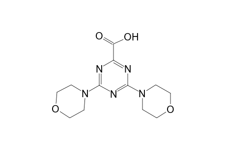 4,6-bis(4-morpholinyl)-1,3,5-triazine-2-carboxylic acid