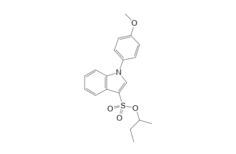 sec-Butyl 1-(4-methoxyphenyl)-1H-indole-3-sulfonate