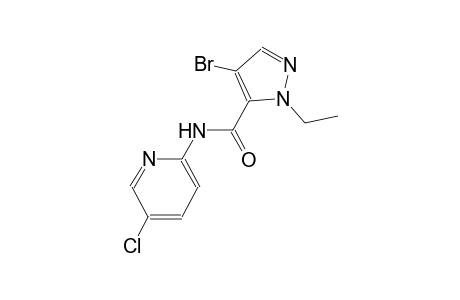 4-bromo-N-(5-chloro-2-pyridinyl)-1-ethyl-1H-pyrazole-5-carboxamide