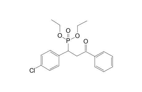 Diethyl (1-(4-chlorophenyl)-3-oxo-3-phenylpropyl)phosphonate