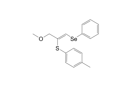 (Z)-1-(phenylseleno)-2-(4-methylphenylthio)-3-methoxylprop-1-en