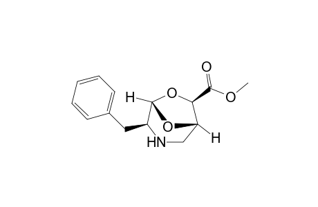(1S,4S,5S,7R)-4-(phenylmethyl)-6,8-dioxa-3-azabicyclo[3.2.1]octane-7-carboxylic acid methyl ester