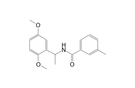 N-[1-(2,5-dimethoxyphenyl)ethyl]-3-methylbenzamide