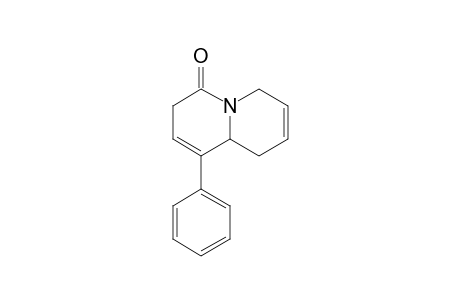 (+-)-1-Phenyl-3,6,9,9a-tetrahydroquinolizin-4-one