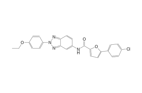 5-(4-chlorophenyl)-N-[2-(4-ethoxyphenyl)-2H-1,2,3-benzotriazol-5-yl]-2-furamide