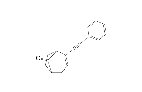 2-(Phenylethynyl)bicyclo[3.2.1]oct-2-ene-8-one