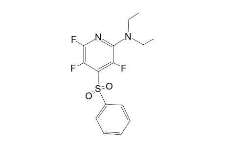 N,N'-Diethyl-3,5,6-trifluoro-4-(phenylsulfonyl)pyridine-2-amine