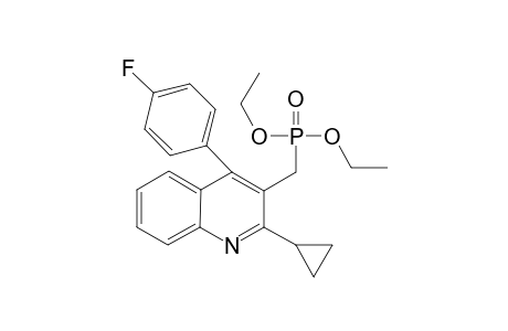 Diethyl[2-Cyclopropyl)-4-(4-fluorophenyl)quinolin-3-yl]methylphosphonate